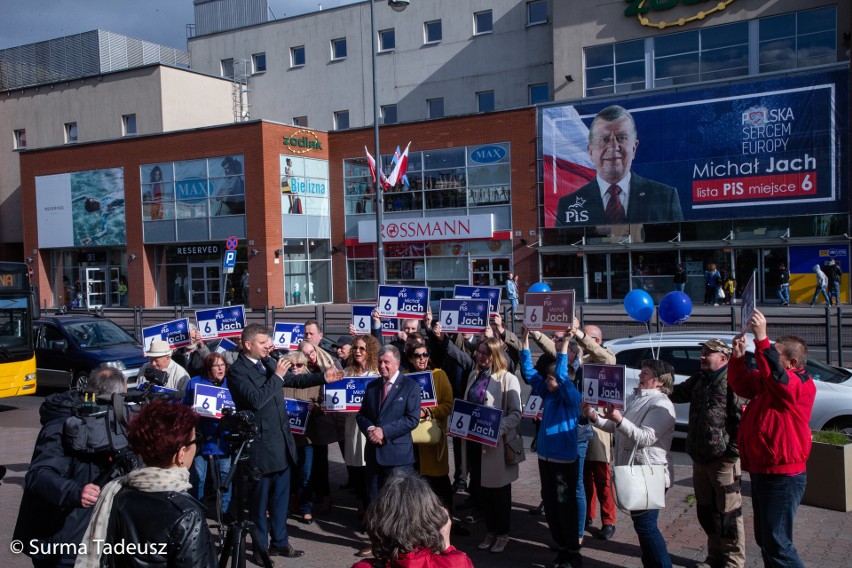 Wybory do europarlamentu 2019. Michał Jach ze Stargardu: "Będę się zajmować kwestiami bezpieczeństwa i obrony" [ZDJĘCIA, WIDEO]