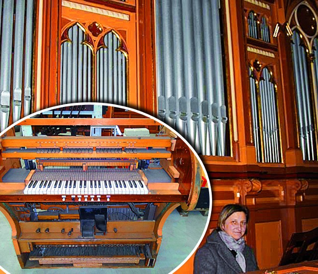 Na zabytkowych organach w kościele w Chrząstowicach na co dzień gra Gabriela Ciecior. Organistka jest zachwycona pięknem dźwięków, które można wydobyć z odnowionego instrumentu.