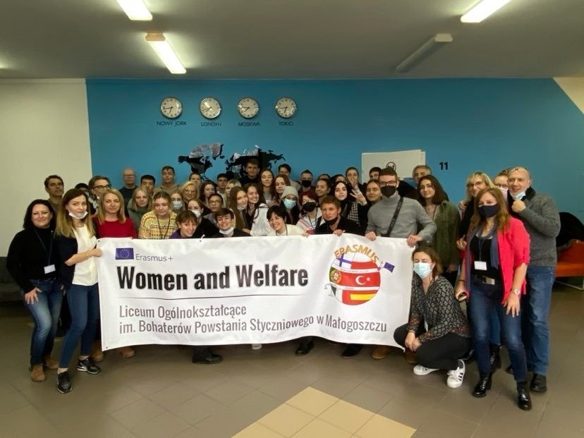 Liceum w Małogoszczu w roli gospodarza projektu Erasmus+....