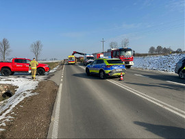 Wypadek w Sokołach