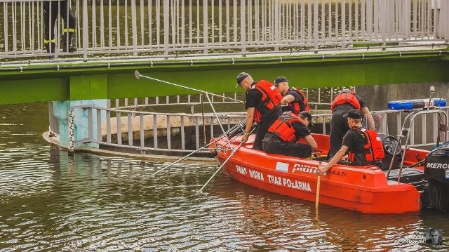 Trwają poszukiwania kobiety w zalewie w Gołuchowie