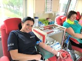 Pomoc dla 4-letniego Wiktorka z Łankowic. Policjanci oddali krew