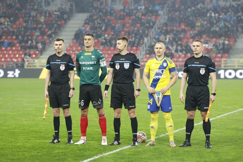 01.03.2024 r. Fortuna 1. Liga: GKS Tychy - Arka Gdynia.