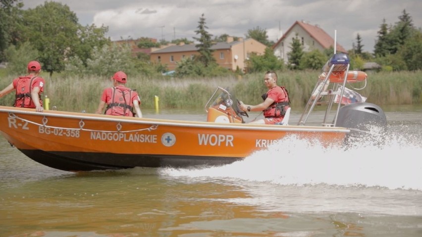 Inowrocław. Policja, WOPR i OSiR stworzyli spot o bezpiecznym zachowaniu się nad wodą - zdjęcia
