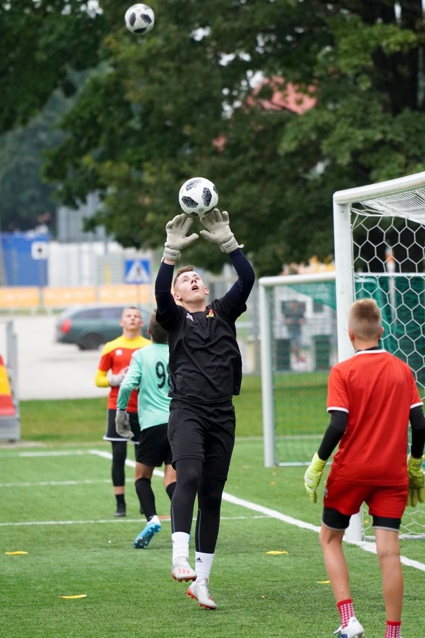 Trening Jagiellonii z rocznika 2005 prowadzonej przez...