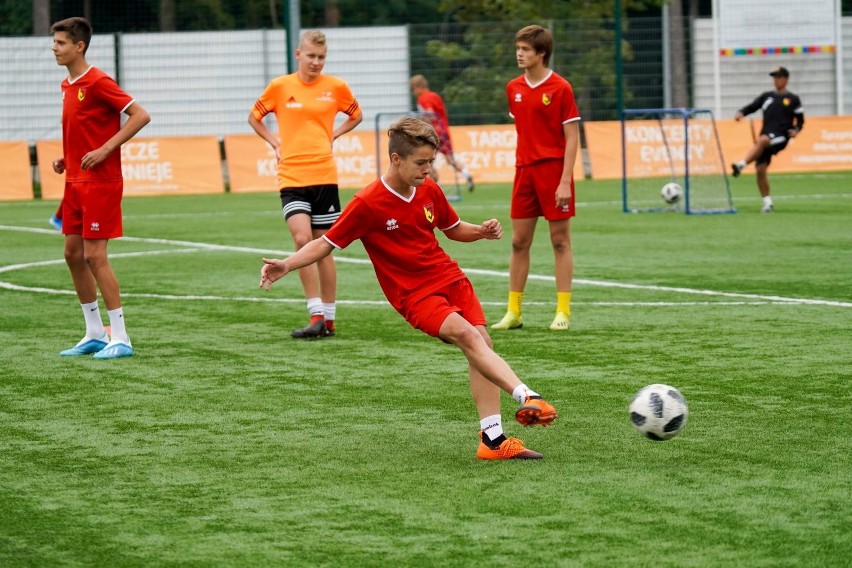 Trening Jagiellonii z rocznika 2005 prowadzonej przez...