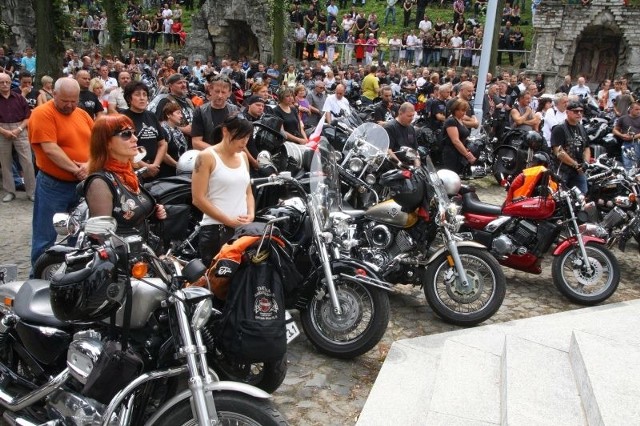 Pielgrzymka Motocyklistów na Górze św. Anny, sierpień 2012.