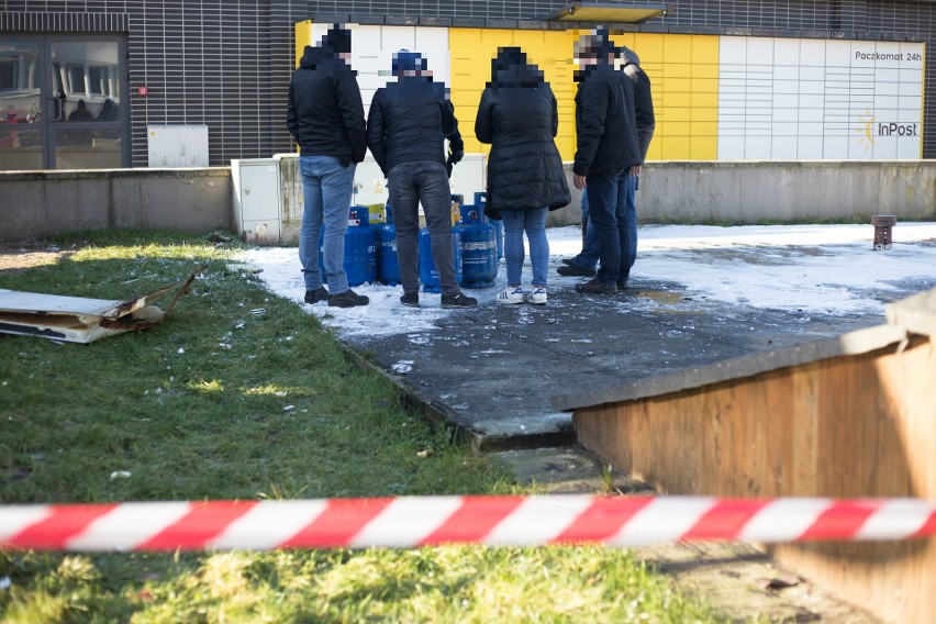 Wybuch gazu i pożar w barze na Starym Rynku w Słupsku