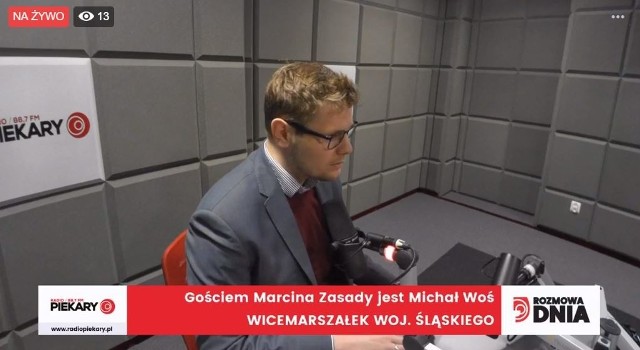 Gościem Marcina Zasady był Marcin Woś, wicemarszałek województwa śląskiego