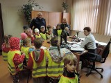 Maluchy z Zespołu Edukacyjnego w Skwierzynie poznały tajniki pracy policjantów
