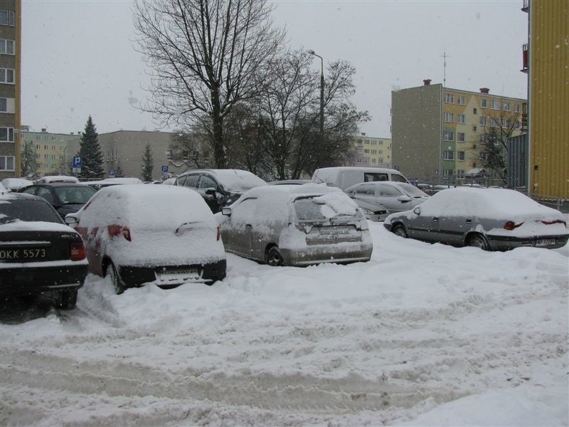 Zima w Ostrołęce