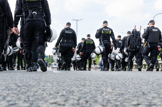 Ponad 120 interwencji policji w Gdańsku podczas Derbów Trójmiasta, 31.05.2020 r.