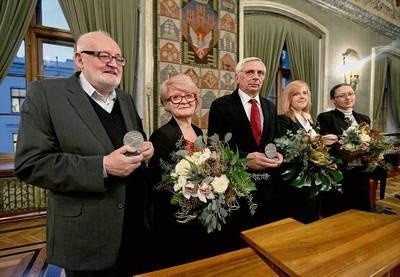 Leszek Aleksander Moczulski, Małgorzata Olkuska, Mikołaj Grabowski, Joanna Olchawska i Anna Kocot FOT. JOANNA URBANIEC