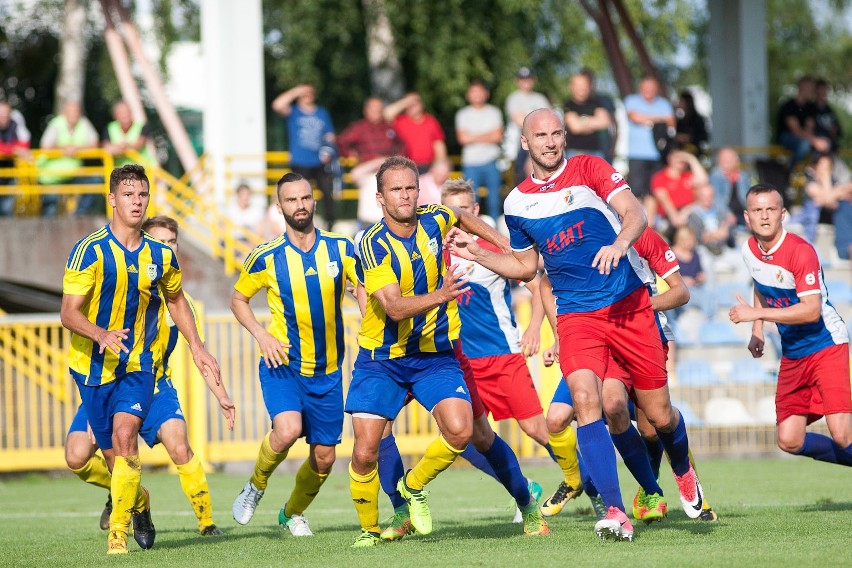 Piłkarze słupskiego Gryfa pokonali rezerwy Arki Gdynia 1:0....