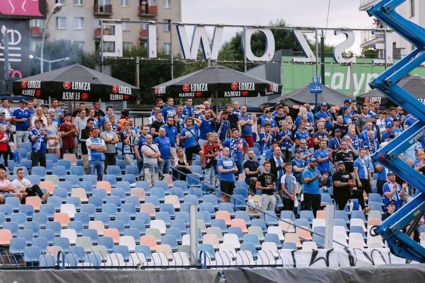 08.08.2022. Kibice na meczu Stal Rzeszów - Ruch Chorzów....