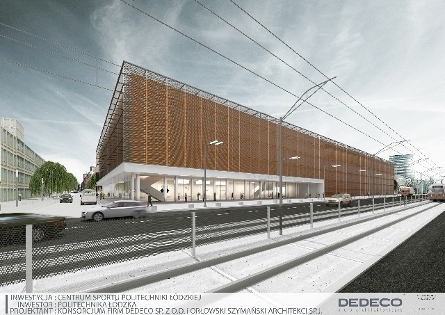 Tak będzie wyglądać Łódzkie Akademickie Centrum Sportowo-Ddaktyczne, którego budowa ma się zakończyć w 2015 r.