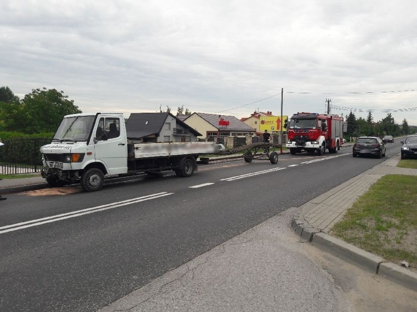 Na miejscu wypadku w Mikułowicach.