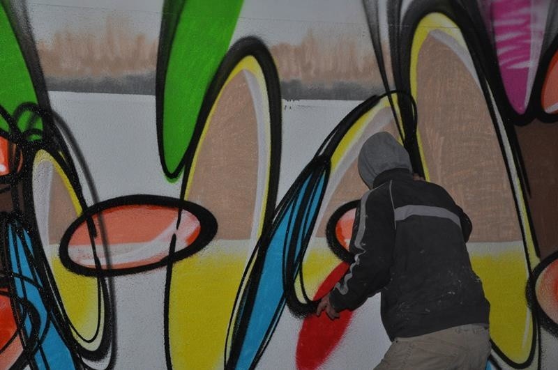 Sosnowiec: graffiti promuje rodzicielstwo zastępcze [ZDJĘCIA]