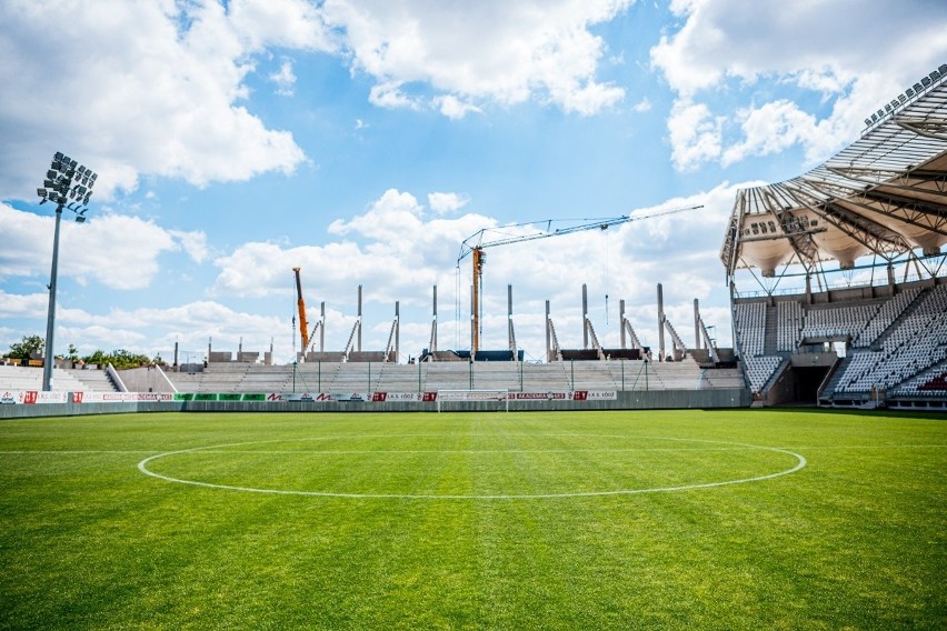 Tempo nie zwalnia. Trwa budowa stadionu ŁKS. NAJNOWSZE ZDJĘCIA