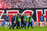 Nieszczęśliwe zderzenie Filipa Marchwińskiego w meczu z Widzewem Łódź. Pomocnik Lecha Poznań będzie pauzować kilka dni