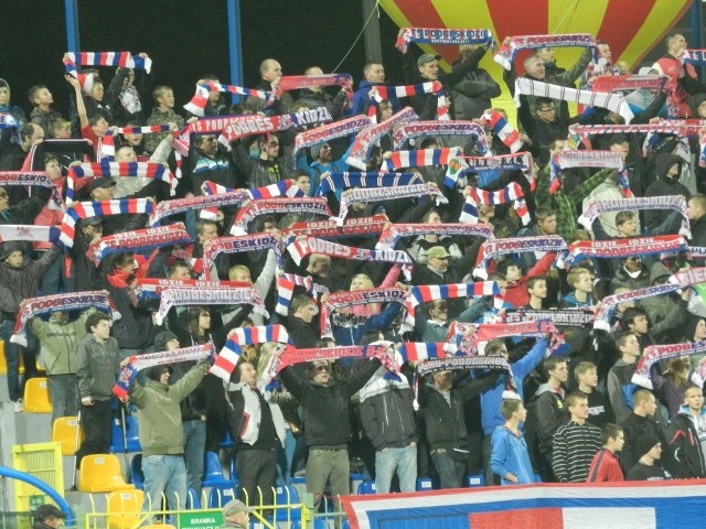 Kibice na meczu Podbeskidzie Bielsko-Biała – Piast Gliwice 0:1