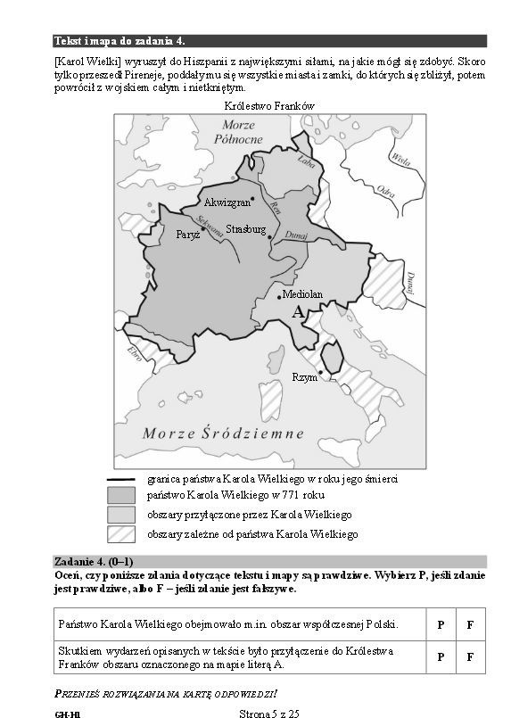 Egzamin gimnazjalny: część humanistyczna ARKUSZE CKE i...