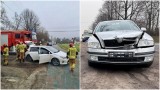 Zderzenie skody z toyotą w Grabownicy Starzeńskiej [ZDJĘCIA]