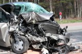 Wypadek w Stalowej Woli z udziałem zestawu ciężarowego. Jedna osoba została ranna (ZDJĘCIA) 