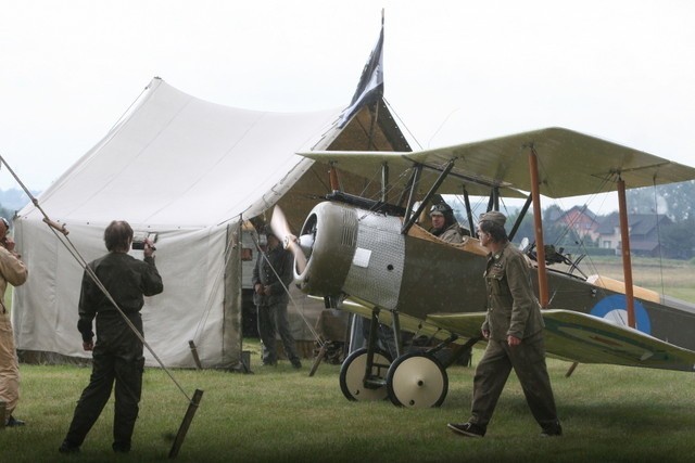 Pojedynek lotników (dogfight) z czasów I wojny światowej i...