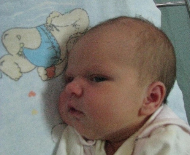 Zosia urodziła się 6 lipca, ważyła 3100 g i mierzyła 52 cm. To pierwsza pociecha Magdaleny i Radosława Wróblów z Olszanki.