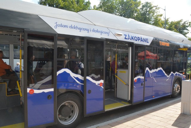 Autobus elektryczny miejskiej komunikacji autobusowej w Zakopanem