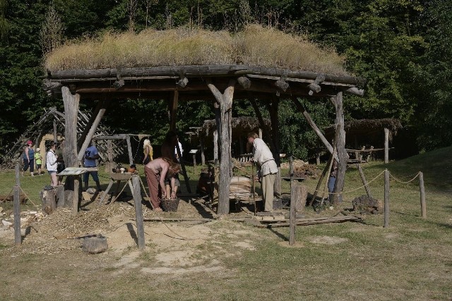 Pokazy archeologiczne i historyczne, defilada oraz oczywiście prezentacja wytopu żelaza z rozbiciem pieców dymarkowskich. Do tego targ niewolników, pokaz broni ostrej, pokazy wojen Barbarzyńców, ślub rzymski oraz inscenizacje bitew przy użyciu machin oblężniczych - to tylko niektóre z wielu atrakcji, które pokazano w niedzielę podczas imprezy Dymarki 53 i pół. W tym roku w Nowej Słupi ze względu na pandemię nie było koncertów - stąd nazwa "i pół", ale na pokazy też przyszło, mimo upału sporo ludzi. Była to też wielka atrakcja dla licznych turystów.Zobaczcie co działo się w niedzielę na Dymarkach w Nowej Słupi 