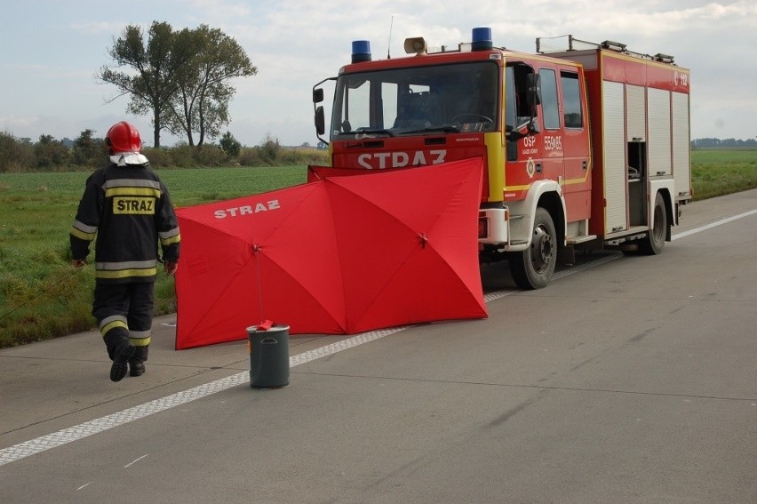 Śmiertelny wypadek na autostradzie A4, 27.09.2014