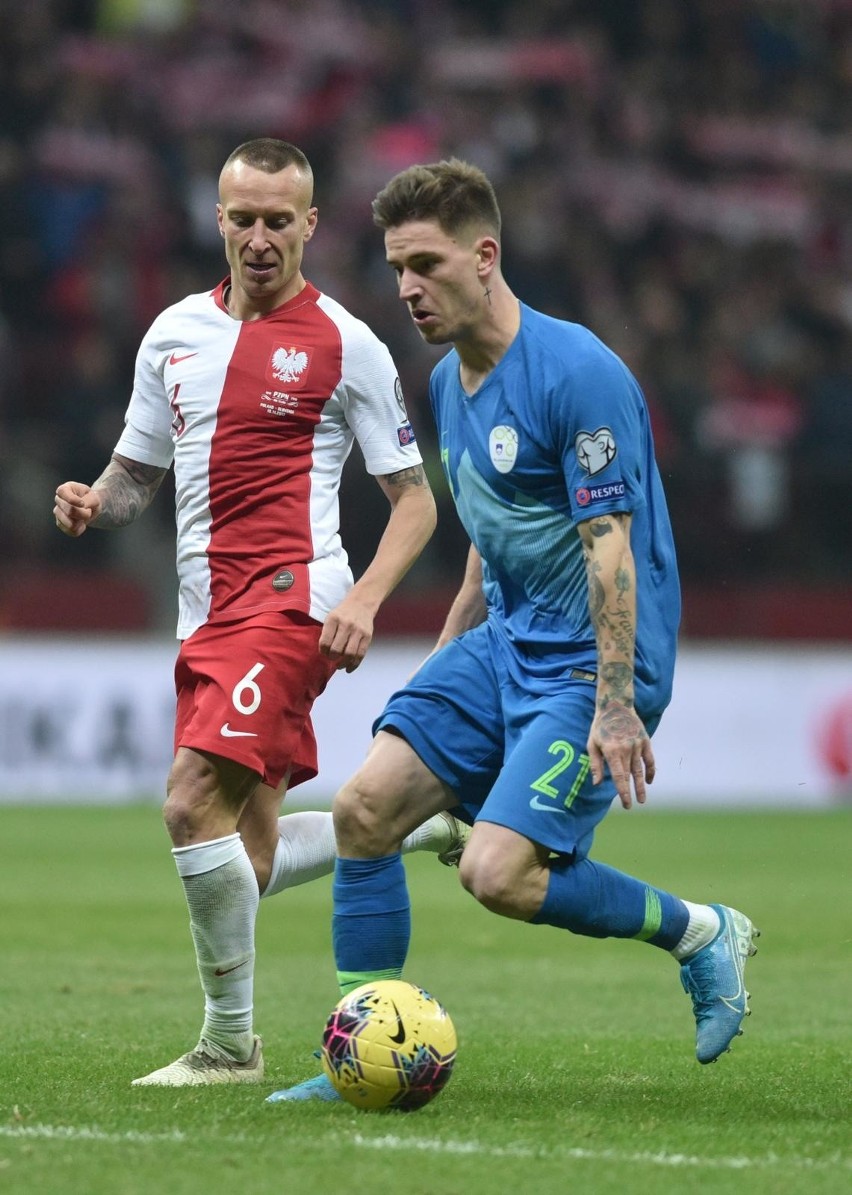 Mecz Polska - Słowenia w eliminacja do mistrzostw Europy