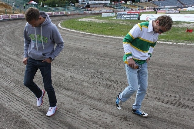 W składzie Stelmetu Falubazu Zielona Góra znalazł się Rune Holta (z prawej). Obok jeden z liderów zielonogórzan, Andreas Jonsson, który wystąpi z numerem 1.