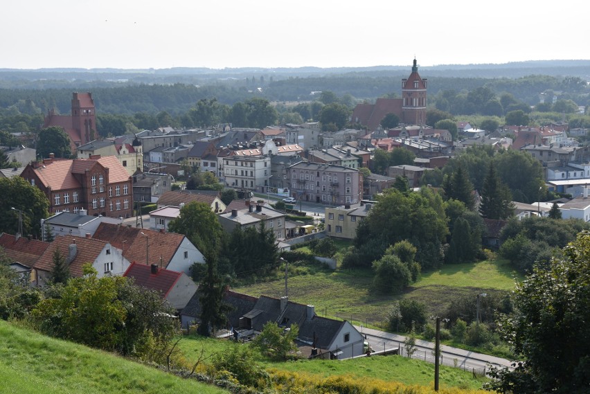 Widok na Golub-Dobrzyń z zamku