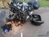 Motocyklista zginął w zderzeniu z autobusem w Mikolinie w powiecie brzeskim. Tragedia na drodze powiatowej 458 Popielów - Skorogoszcz