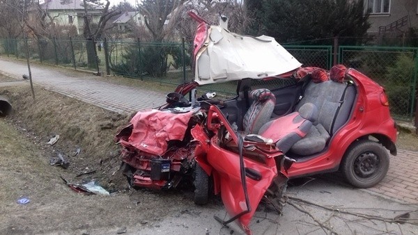 Śmiertelny wypadek w Teodorówce koło Dukli. Droga zablokowana