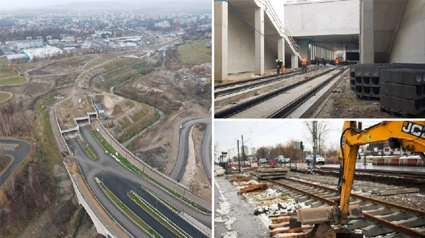 Postępują prace związane z budową Trasy Łagiewnickiej. W...