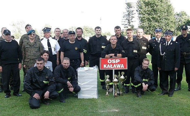 Pierwsze miejsce zajęli strażacy z OSP w Kaławie.