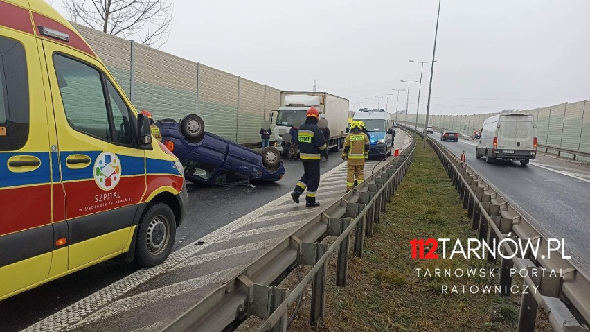 Do wypadku doszło na drodze wylotowej z Tarnowa w kierunku...