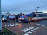 Wypadek na ul. Marynarki Polskiej. Dwie osoby trafiły do szpitala!