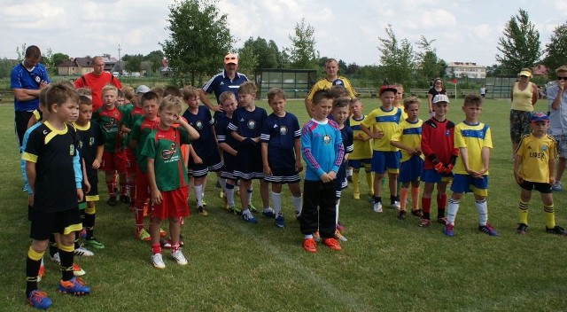 Uczestnicy turnieju w Sokolnikach.