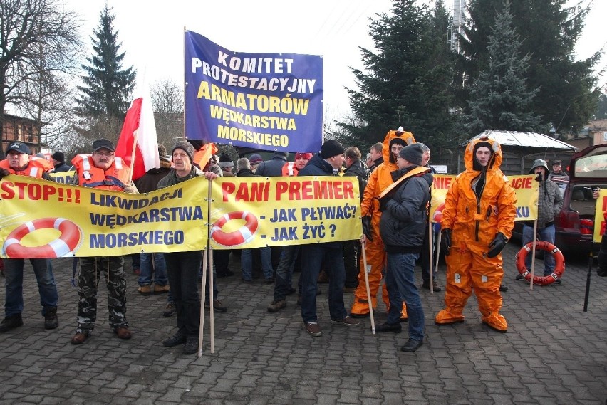 Protest w Warszkowie, 23 stycznia 2015 r.