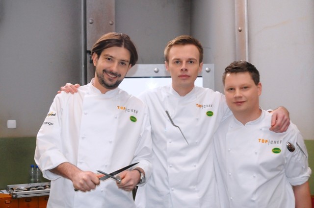 2. edycja programu Top Chef Polska. Finaliści: Przemek Błaszczyk, Sebastian Olma, Adam Kowalewski.
