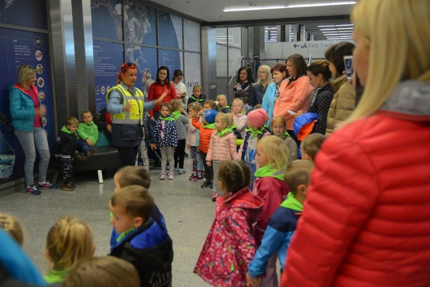 Strefa edukacyjna na lotnisku w Balicach została oddana w ręce najmłodszych.