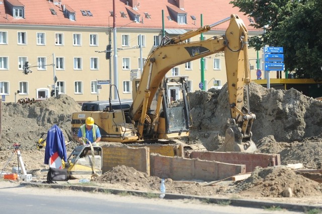 Trwa remont ulicy Dąbrowskiego