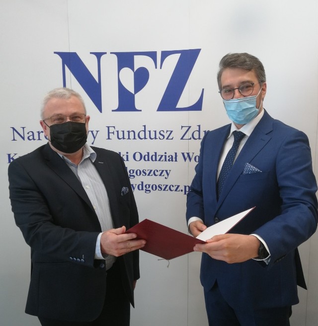 Akt powołania wręczył Bernard Waśko, Zastępca Prezesa NFZ ds. Medycznych.