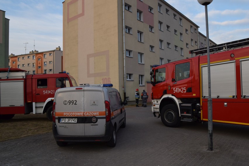 Chwile grozy przeżyli lokatorzy mieszkania w bloku w...