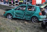 Strzyżewo Witkowskie: Wypadek na trasie Witkowo - Powidz. Trzy osoby zostały ranne [ZDJĘCIA]
